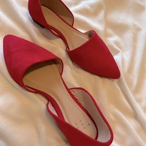 A New Day size 6.5 red flats